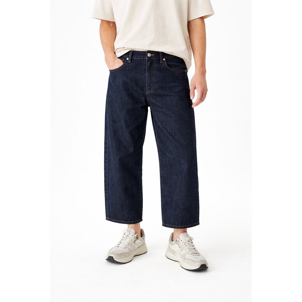 Arte Antwerp Dark Wash Cropped Jeans Mens 30 Wide Leg Denim Streetwear
